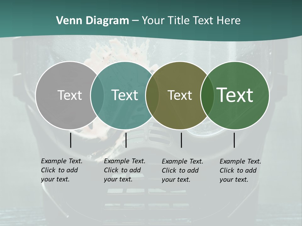 Recreation Protective Camouflage PowerPoint Template