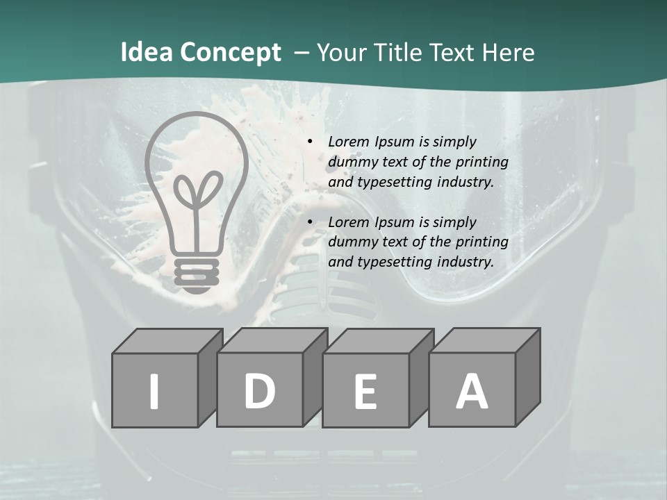 Recreation Protective Camouflage PowerPoint Template