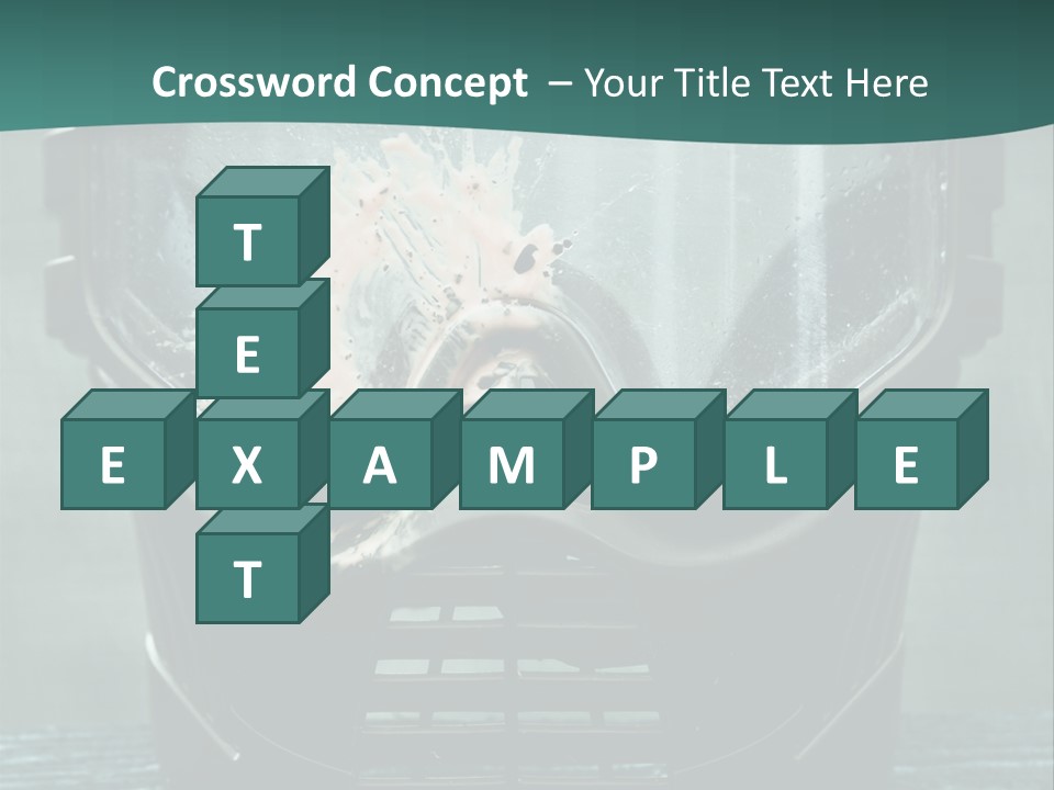 Recreation Protective Camouflage PowerPoint Template