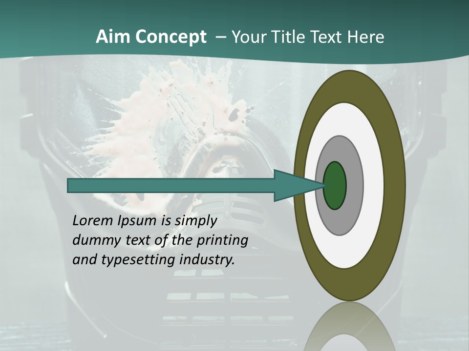 Recreation Protective Camouflage PowerPoint Template