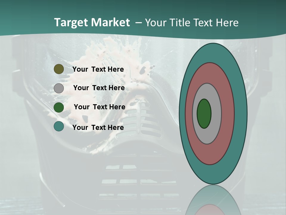 Recreation Protective Camouflage PowerPoint Template