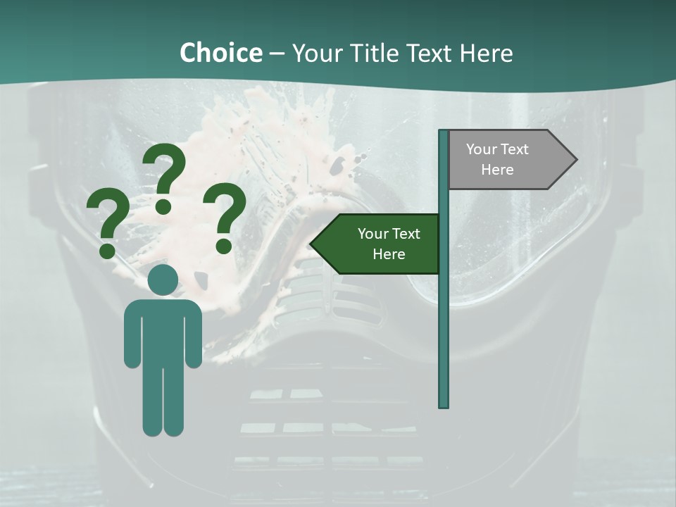 Recreation Protective Camouflage PowerPoint Template