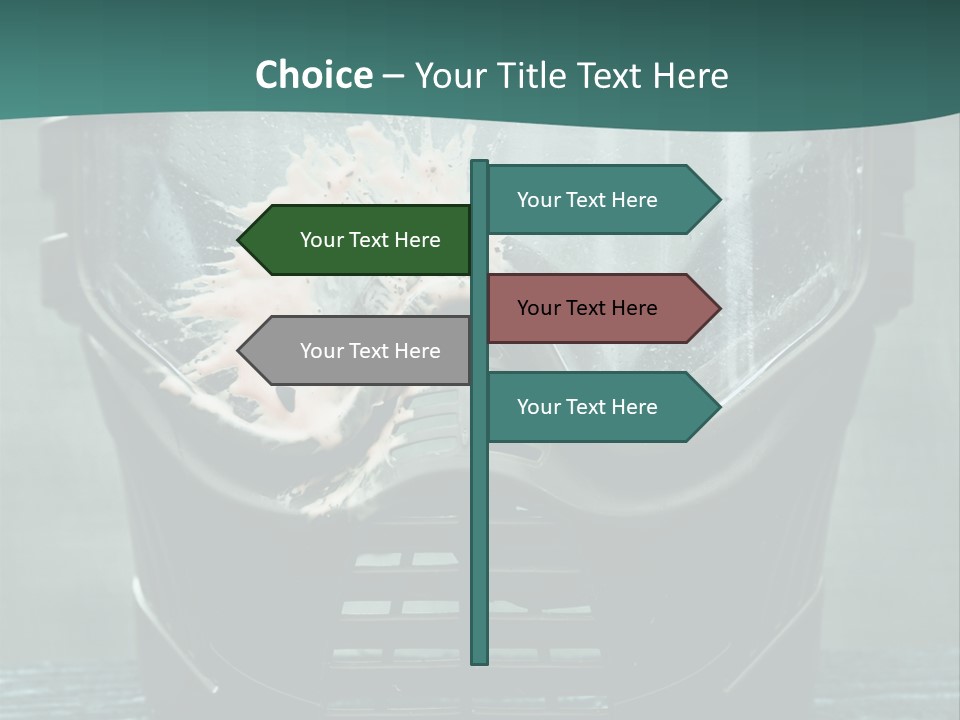 Recreation Protective Camouflage PowerPoint Template