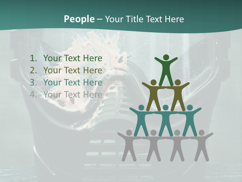 Recreation Protective Camouflage PowerPoint Template