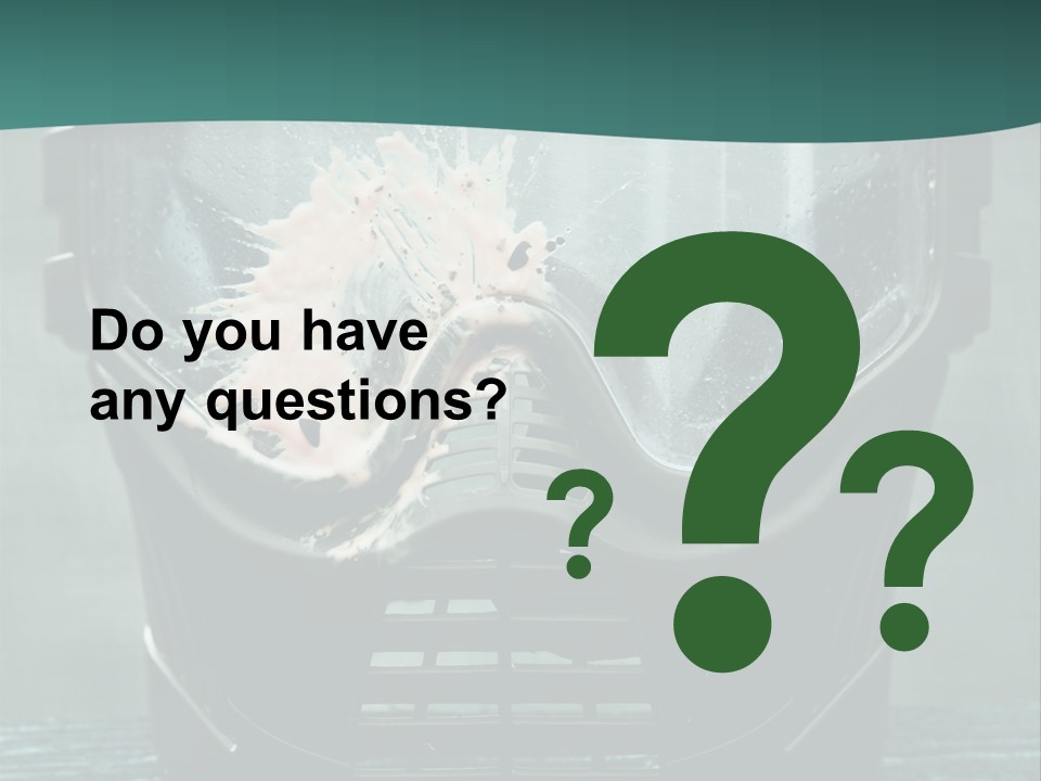 Recreation Protective Camouflage PowerPoint Template