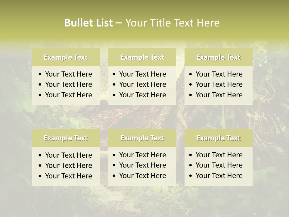 Land Park Season PowerPoint Template