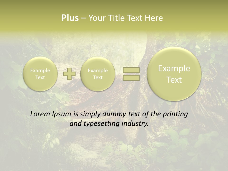 Land Park Season PowerPoint Template