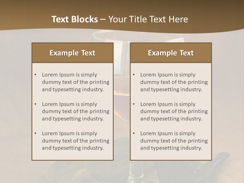 Pink Wood Glass PowerPoint Template
