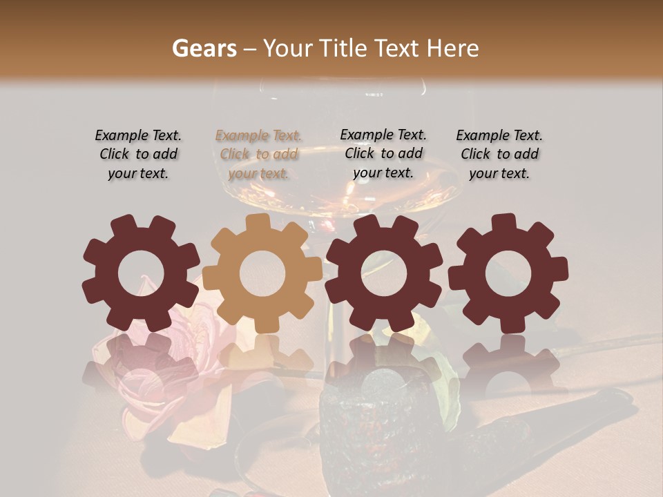 Pink Wood Glass PowerPoint Template