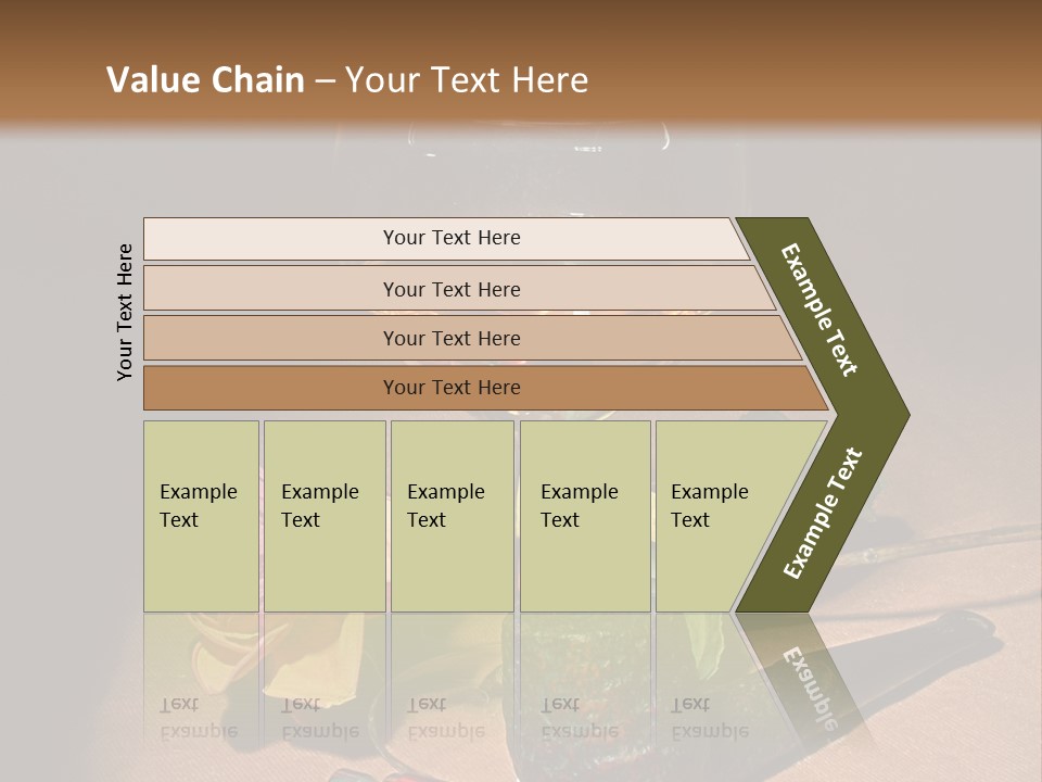 Pink Wood Glass PowerPoint Template