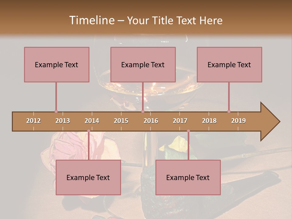 Pink Wood Glass PowerPoint Template