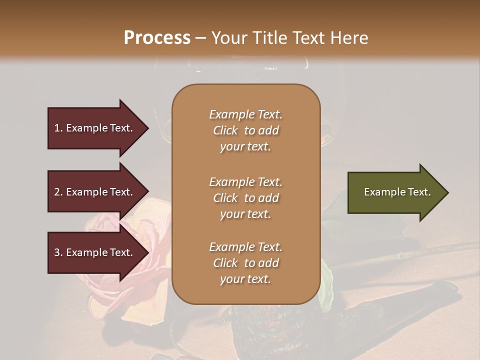 Pink Wood Glass PowerPoint Template