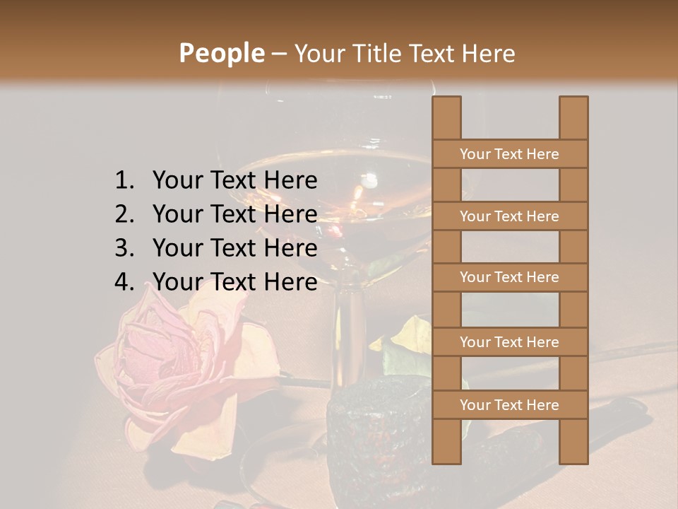 Pink Wood Glass PowerPoint Template