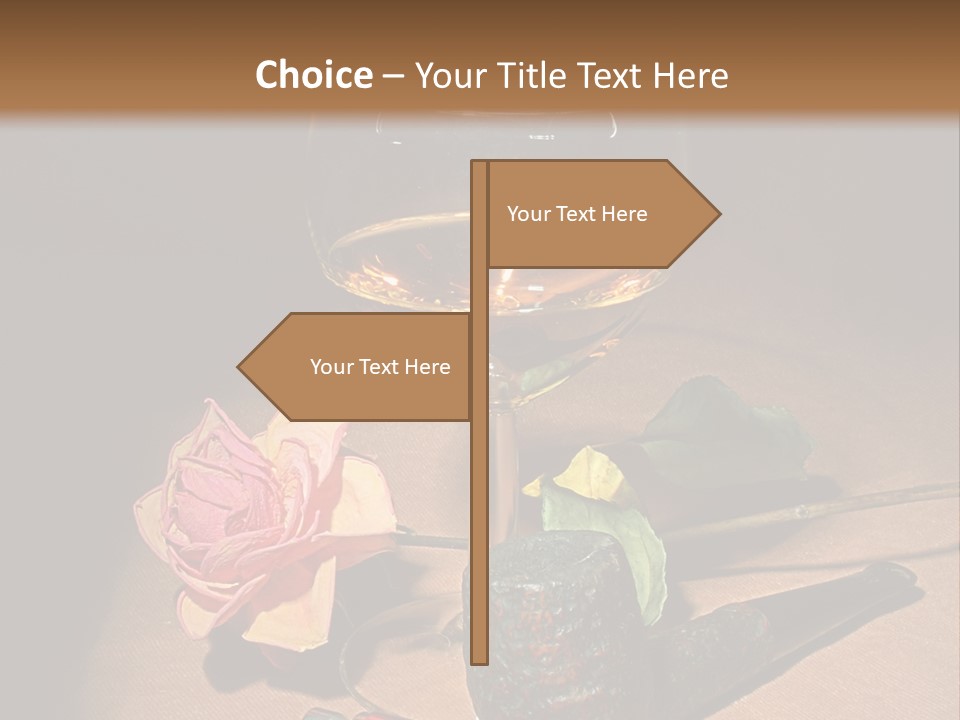 Pink Wood Glass PowerPoint Template