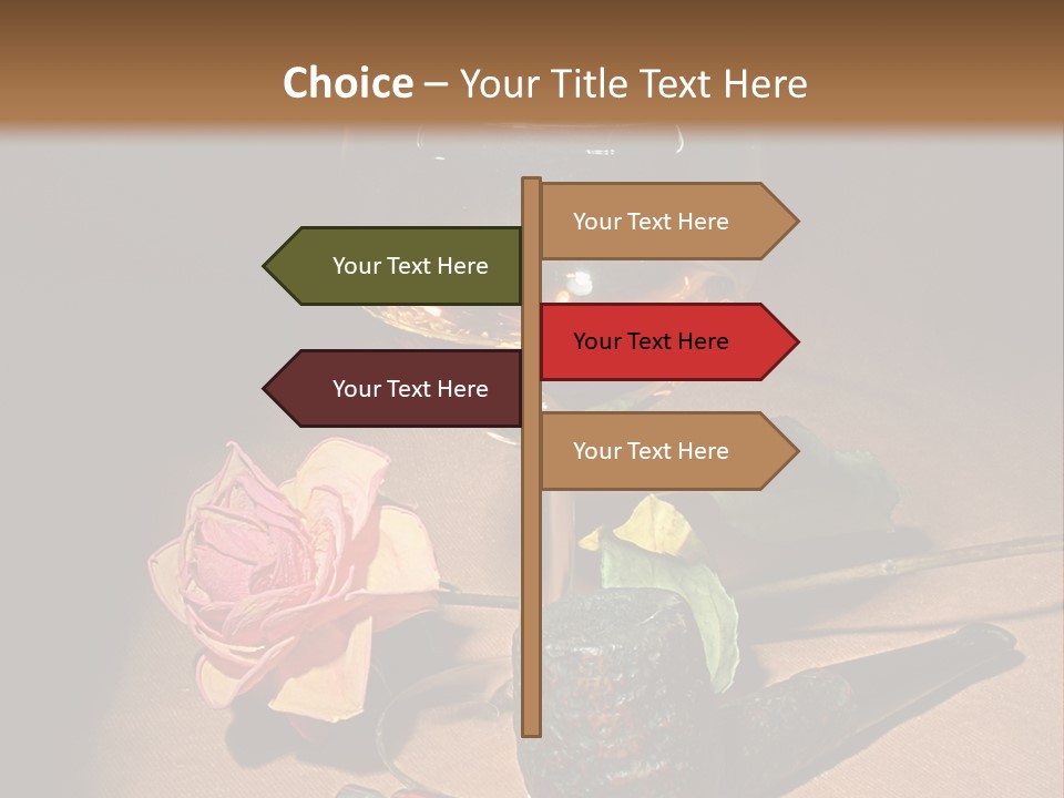 Pink Wood Glass PowerPoint Template