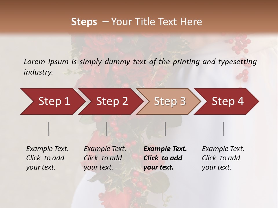 Softness Reception Colorful PowerPoint Template