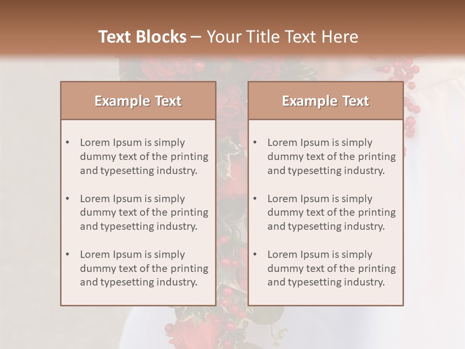 Softness Reception Colorful PowerPoint Template