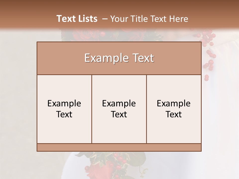 Softness Reception Colorful PowerPoint Template