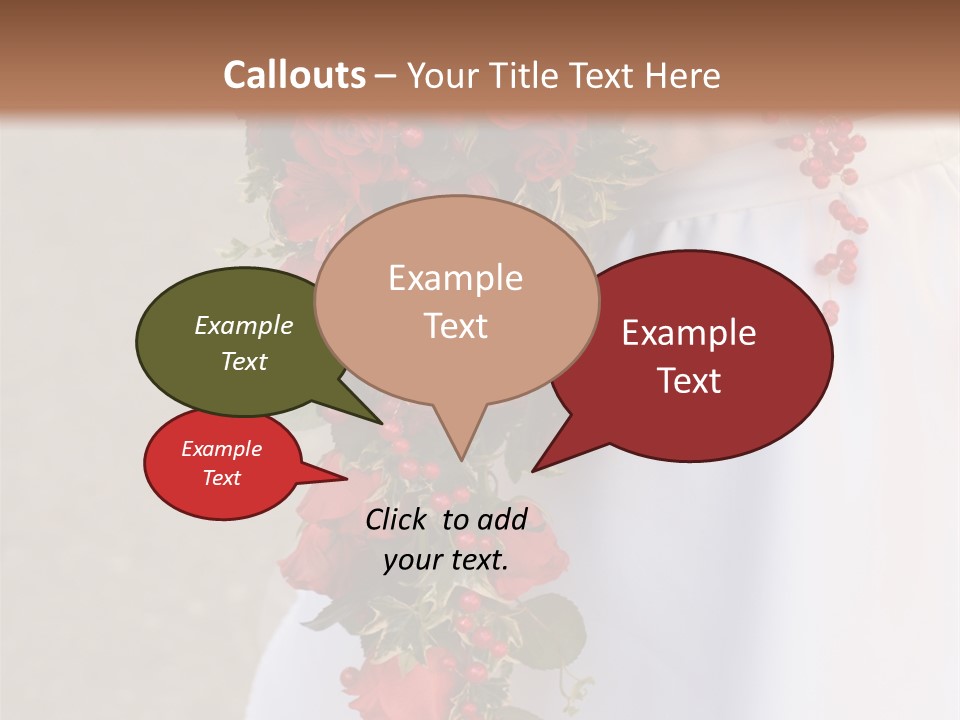 Softness Reception Colorful PowerPoint Template