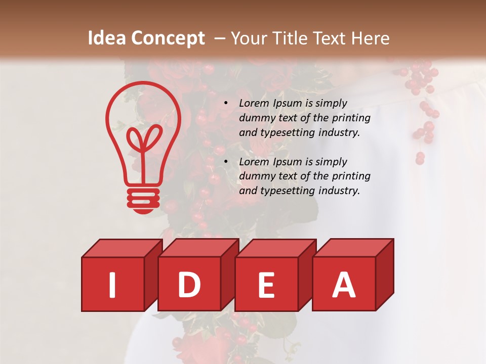 Softness Reception Colorful PowerPoint Template