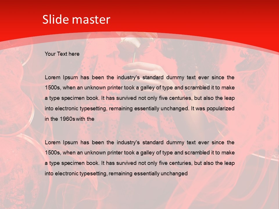 Eyes Evening Curly PowerPoint Template