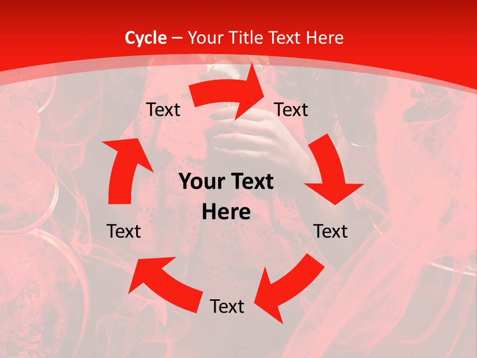 Eyes Evening Curly PowerPoint Template