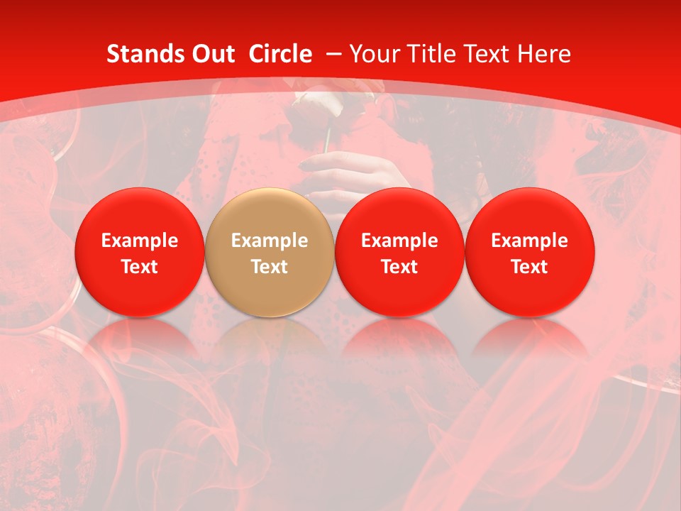 Eyes Evening Curly PowerPoint Template