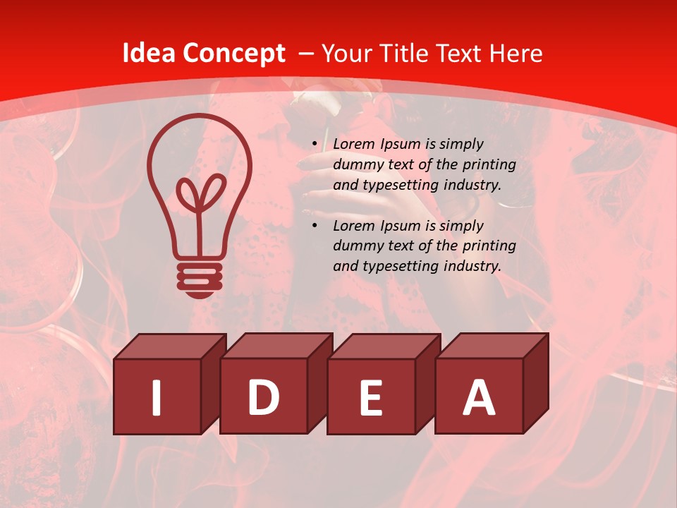 Eyes Evening Curly PowerPoint Template