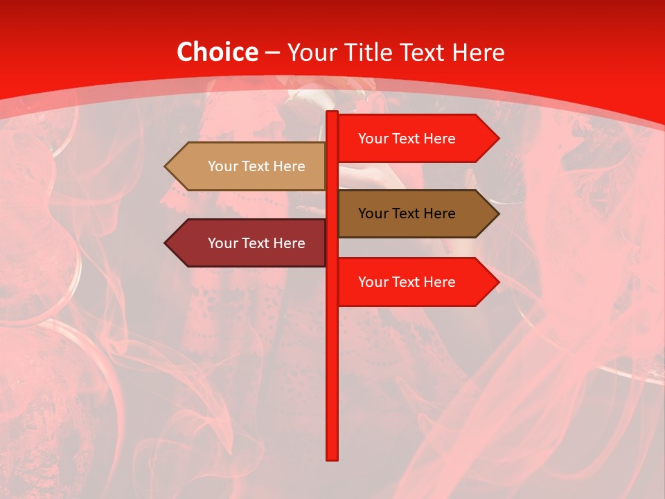 Eyes Evening Curly PowerPoint Template