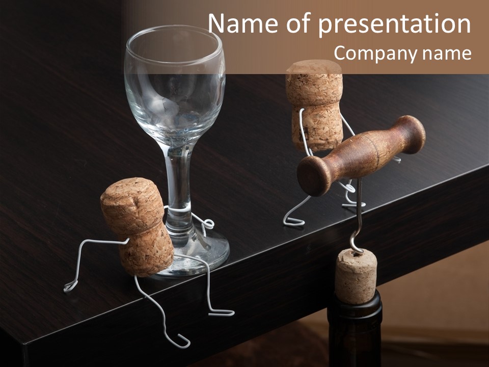 Animation Wine Toy PowerPoint Template