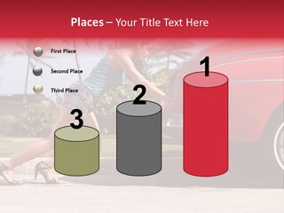 Red Street Broken Down PowerPoint Template