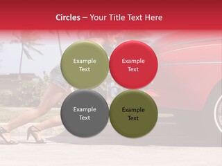 Red Street Broken Down PowerPoint Template