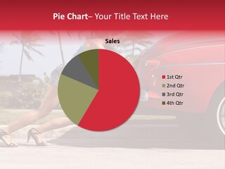 Red Street Broken Down PowerPoint Template