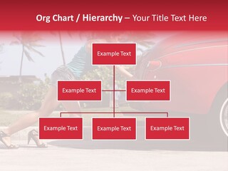 Red Street Broken Down PowerPoint Template