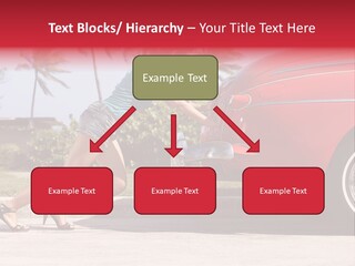 Red Street Broken Down PowerPoint Template