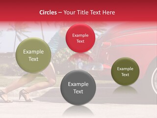 Red Street Broken Down PowerPoint Template