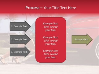 Red Street Broken Down PowerPoint Template