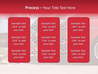 Red Street Broken Down PowerPoint Template