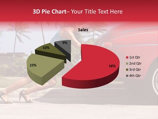 Red Street Broken Down PowerPoint Template