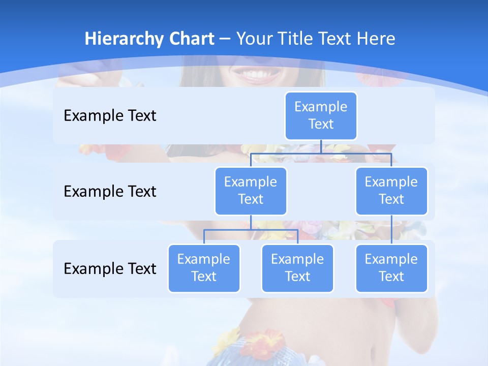 Shore Tropical Sun PowerPoint Template
