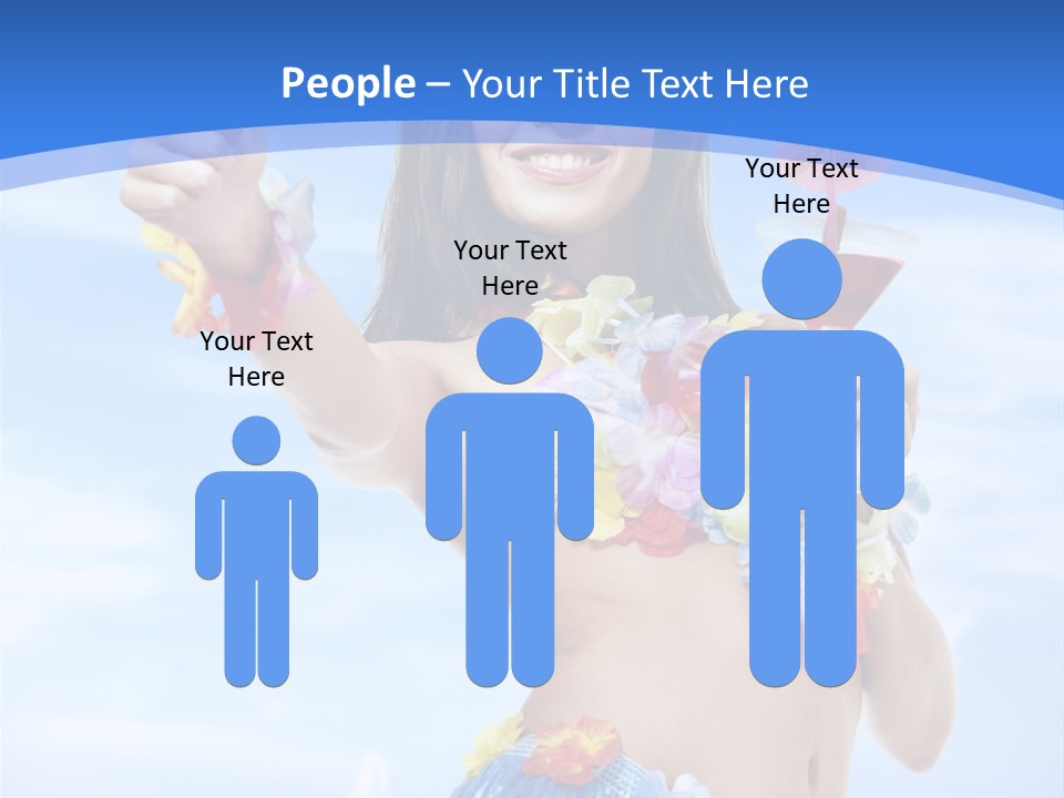 Shore Tropical Sun PowerPoint Template