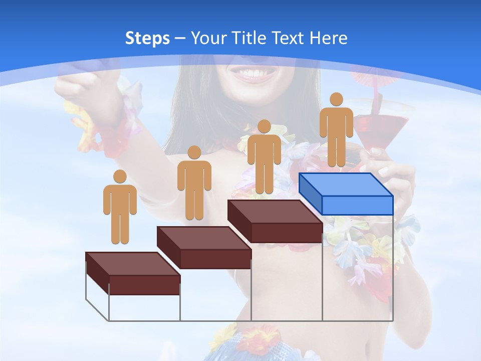 Shore Tropical Sun PowerPoint Template