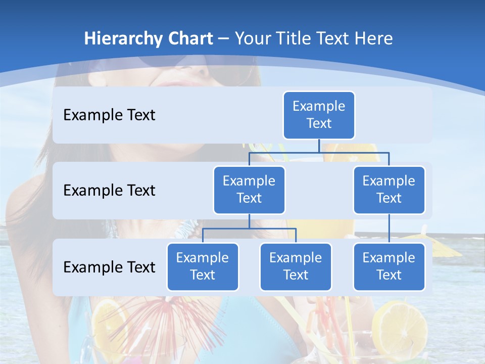 Alcohol Female Summer PowerPoint Template