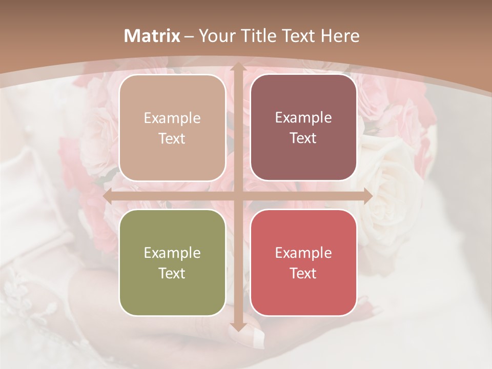 Bride Colorful Marriage PowerPoint Template