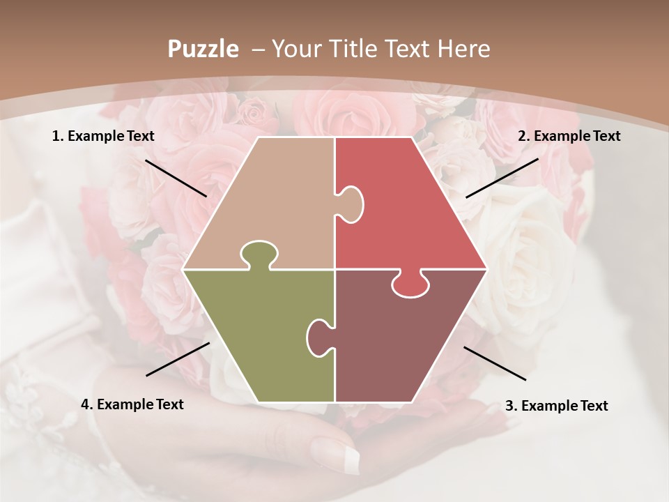 Bride Colorful Marriage PowerPoint Template