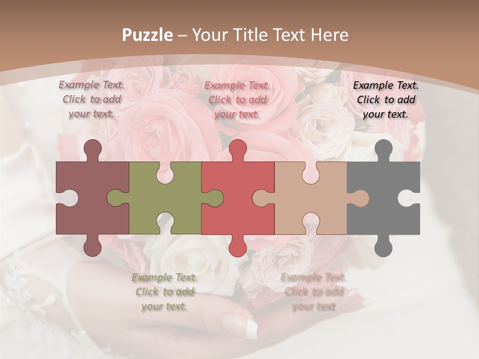 Bride Colorful Marriage PowerPoint Template