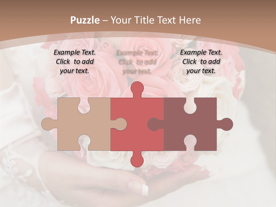 Bride Colorful Marriage PowerPoint Template