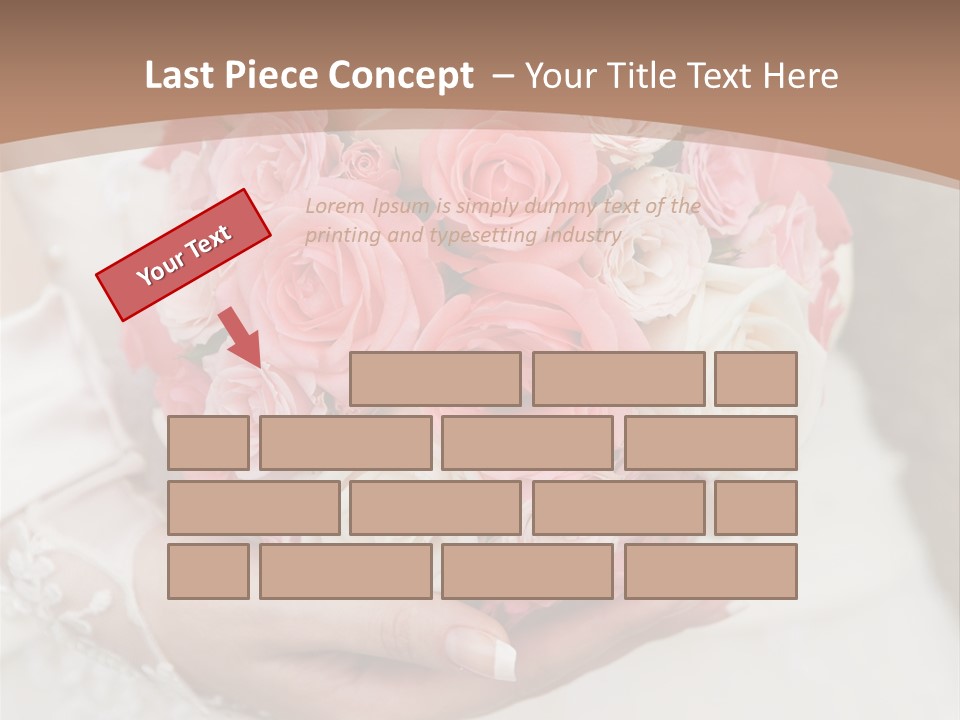 Bride Colorful Marriage PowerPoint Template