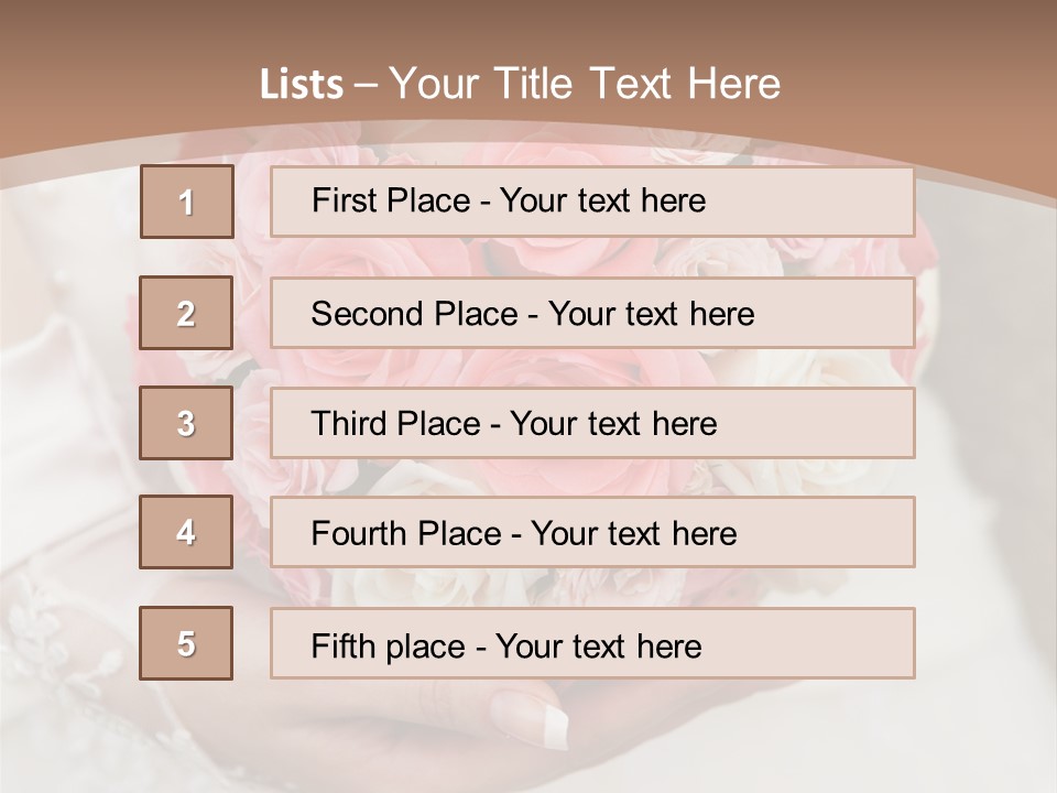 Bride Colorful Marriage PowerPoint Template