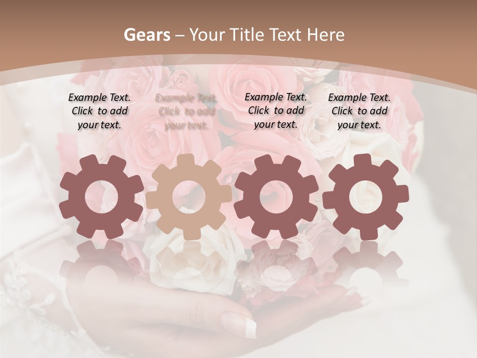 Bride Colorful Marriage PowerPoint Template